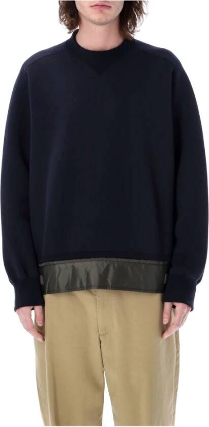 Sacai Knitwear Blauw Heren