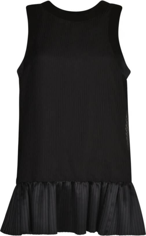 Sacai Short Dresses Zwart Dames