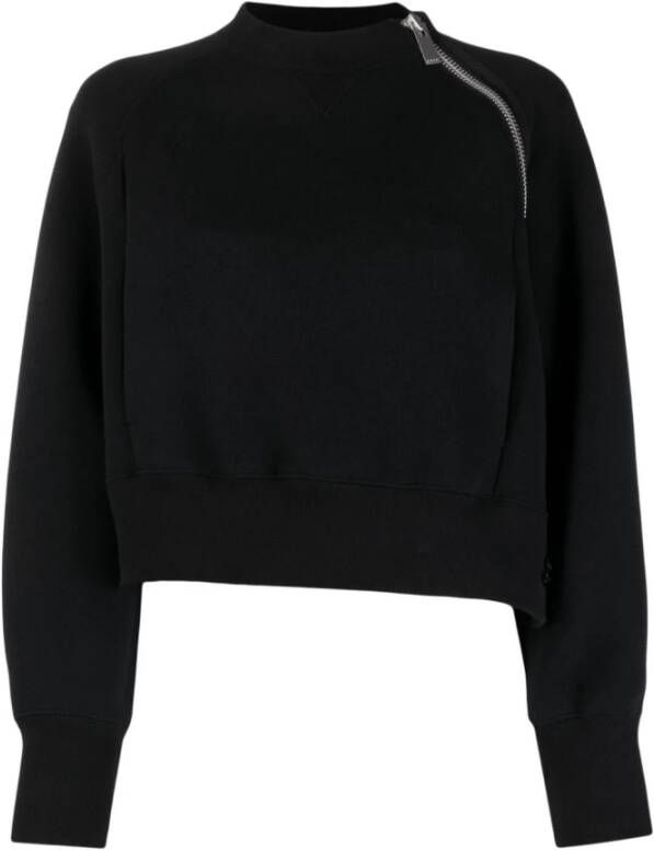 Sacai Sweatshirts Zwart Dames