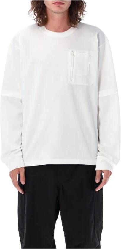 Sacai T-Shirts White Heren