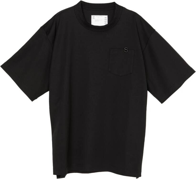 Sacai T-Shirts Zwart Heren