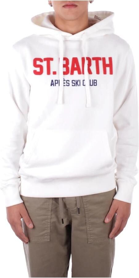 MC2 Saint Barth Tribeca Hoodie met verstelbare trekkoorden White Heren - Foto 3