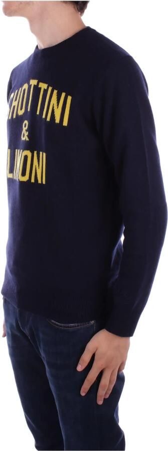 Saint Barth Logo Front Sweaters Blue Heren - Foto 4