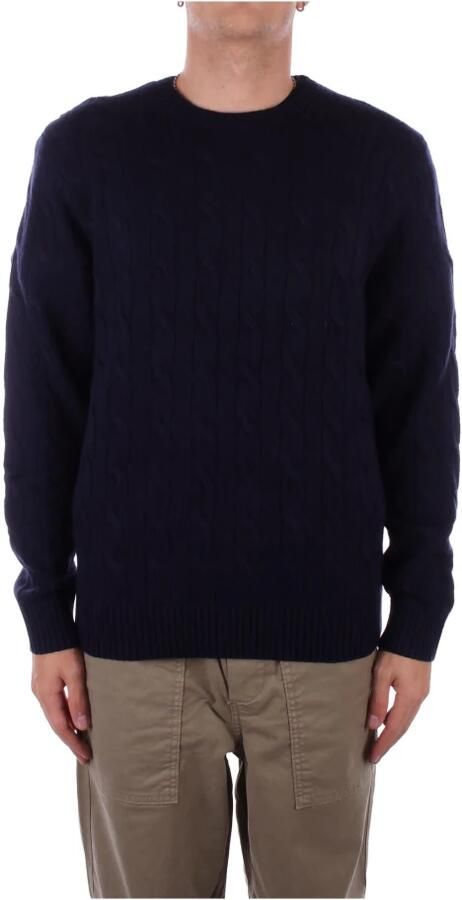 MC2 Saint Barth Regent Wol Kasjmier Trui Blue Heren