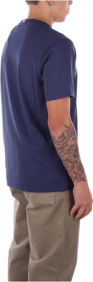 Saint Barth Logo Zij T-shirts en Polos Blue Heren - Foto 3