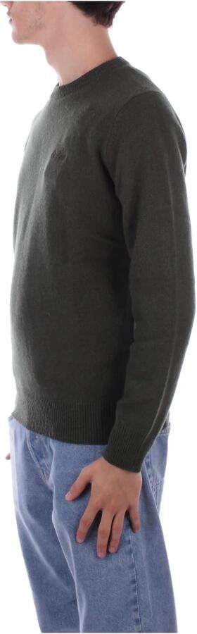 Saint Barth Militaire Trui Logo Voor Wol Green Heren - Foto 5