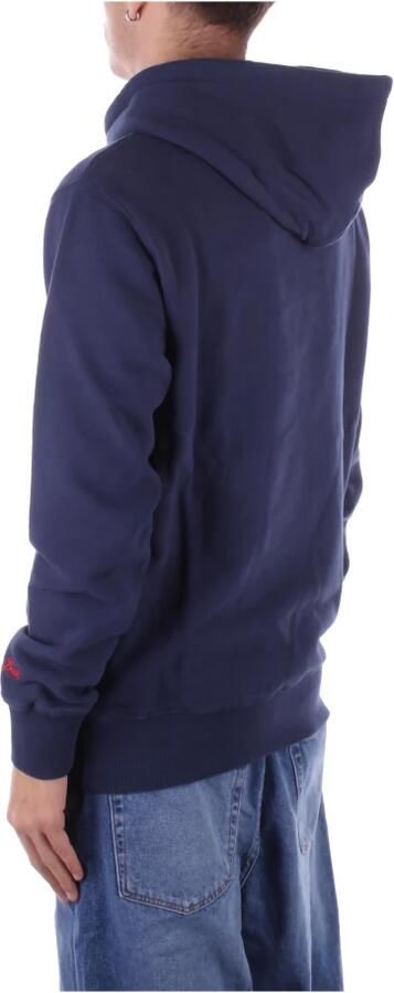 Saint Barth Rode Logo Sweater met Zijzak Blue Heren - Foto 2