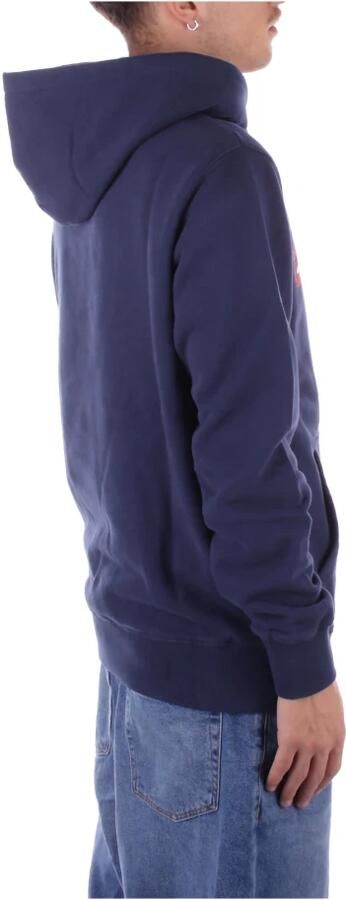 Saint Barth Rode Logo Sweater met Zijzak Blue Heren - Foto 4