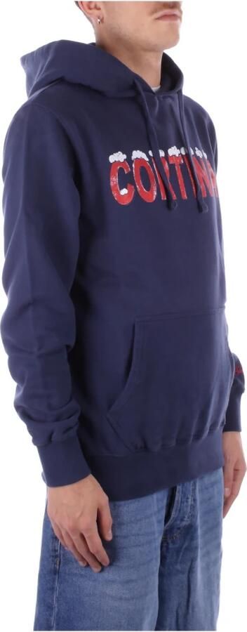 Saint Barth Rode Logo Sweater met Zijzak Blue Heren - Foto 3