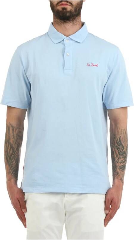 Saint Barth T-shirt polo Blauw Heren