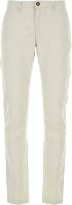 Saint James Cropped Trousers Beige Heren