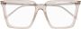 Saint Laurent Transparante Rechthoekige Bril Gray Unisex - Thumbnail 1