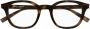 Saint Laurent Gerecyclede Acetaat Optische Bril Brown Unisex - Thumbnail 1