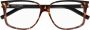 Saint Laurent Optische Bril van Gerecycled Acetaat Black Unisex - Thumbnail 1