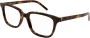 Saint Laurent Bruine Optische Frames met Dierenprint Brown Dames - Thumbnail 1