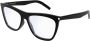 Saint Laurent Stijlvolle zwarte optische monturen voor vrouwen Black Dames - Thumbnail 2