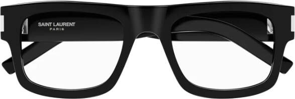 Saint Laurent Verhoog je stijl met SL 574Large brilmonturen Black Unisex