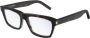 Saint Laurent Rechthoekige Bril Klassiek Zwart Montuur Zwart Dames - Thumbnail 1