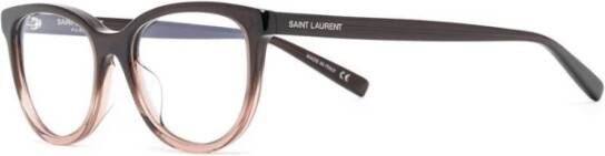 Saint Laurent Stijlvolle Zonnebrillen voor Trendy Looks Brown Unisex