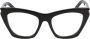 Saint Laurent Zwarte Optische Frame voor Dagelijks Gebruik Black Dames - Thumbnail 2