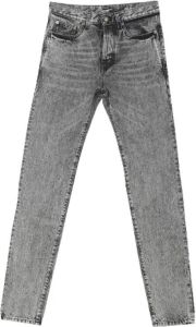 Saint Laurent Cotton jeans Grijs Dames