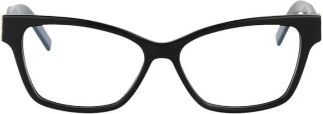 Saint Laurent Trendy lichtgewicht acetaat zonnebril Black Dames