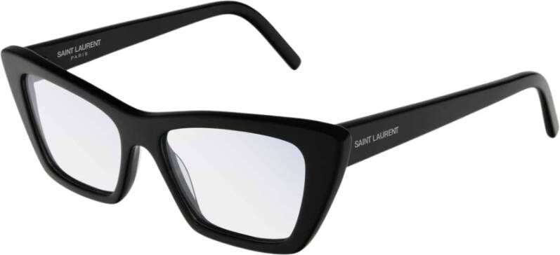 Saint Laurent Elegante Cat Eye Bril voor Vrouwen Zwart Dames