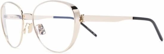 Saint Laurent Gouden Eyewear Frames SL M93 Yellow Dames