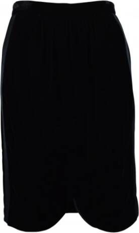 Saint Laurent Kokerrok Zwart Dames