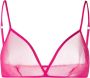 Saint Laurent Monogram Bra Verrijk je lingeriecollectie Roze Dames - Thumbnail 1