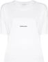 Saint Laurent Rive Gauche T-Shirt White Dames - Thumbnail 1