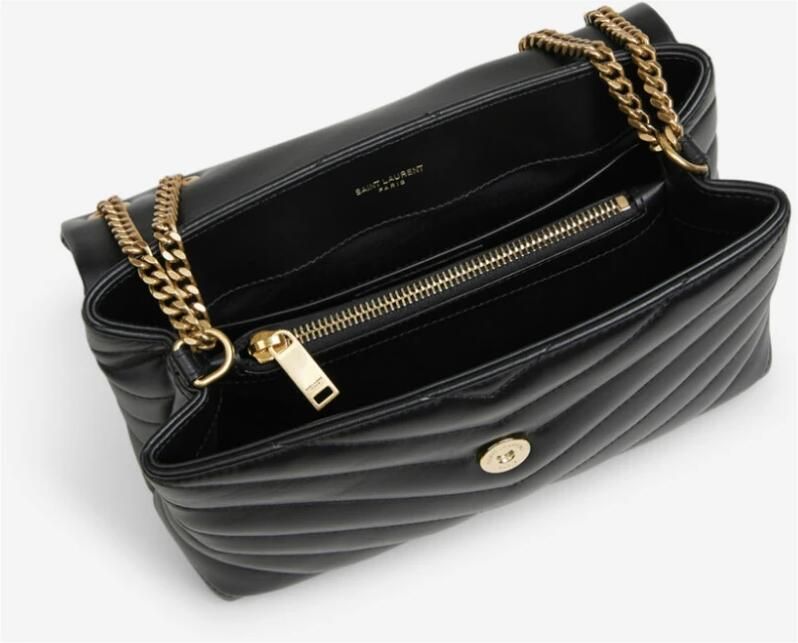 Saint Laurent Kleine Loulou Gewatteerde Schoudertas Black Dames - Foto 2