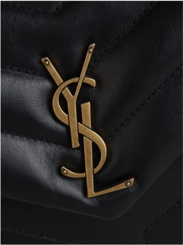 Saint Laurent Kleine Loulou Gewatteerde Schoudertas Black Dames - Foto 3