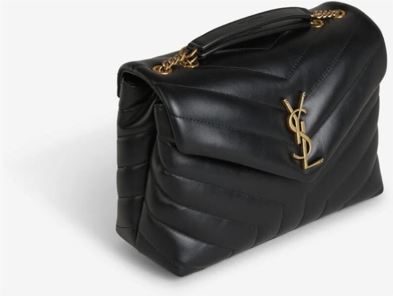 Saint Laurent Kleine Loulou Gewatteerde Schoudertas Black Dames - Foto 4