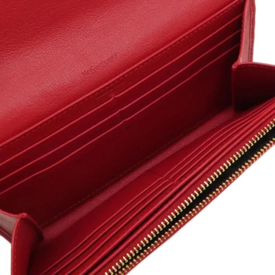Saint Laurent Vintage Pre-owned Leather wallets Red Dames - Foto 3