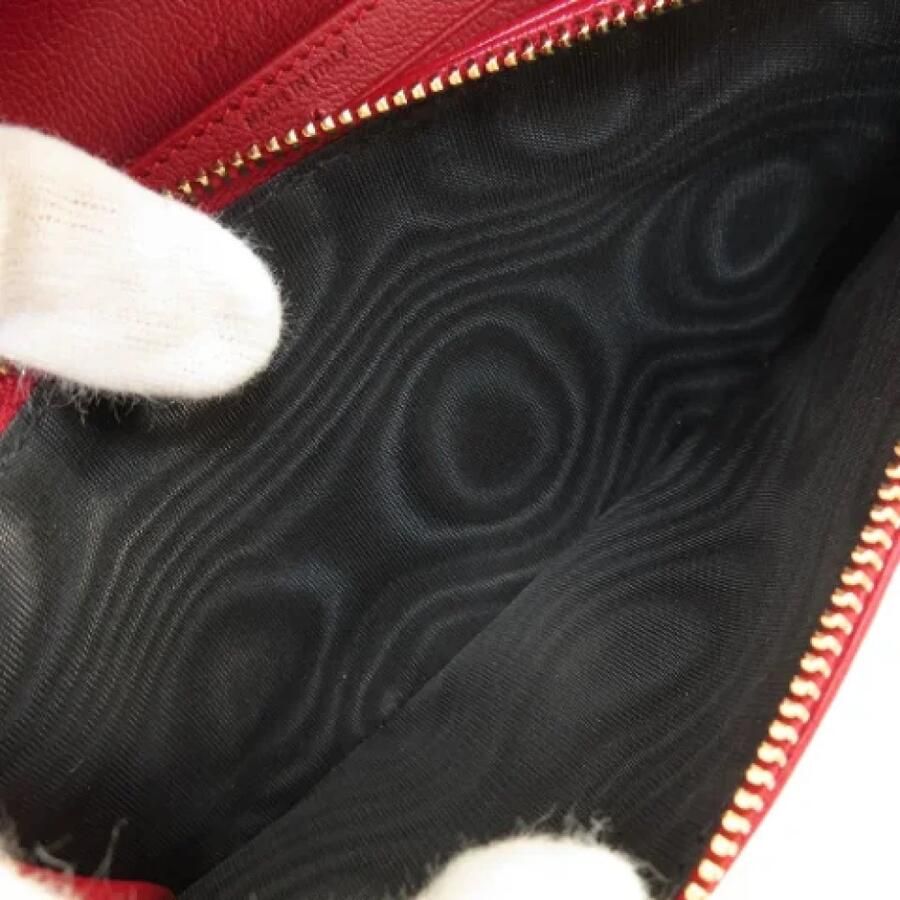 Saint Laurent Vintage Pre-owned Leather wallets Red Dames - Foto 4