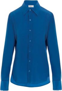 Saint Laurent Shirt Blauw Dames