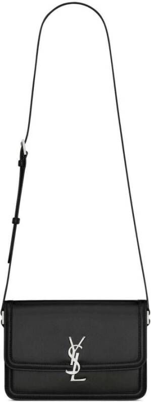 Saint Laurent Medium Solferino Schoudertas Black Heren