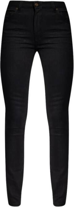 Saint Laurent Zwarte Skinny Jeans voor Modieuze Vrouwen Black Dames