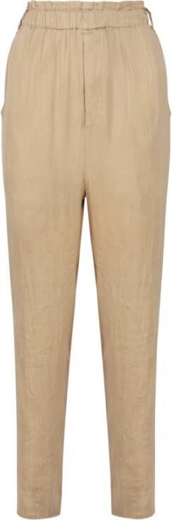 Saint Laurent Slim-Fit Broeken Beige Heren