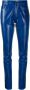 Saint Laurent Slim-fit hoge taille spijkerbroek Blauw Dames - Thumbnail 1