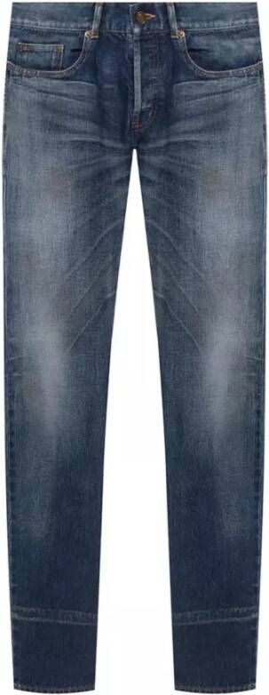 Saint Laurent Lichtgewassen regular fit jeans Blue Heren