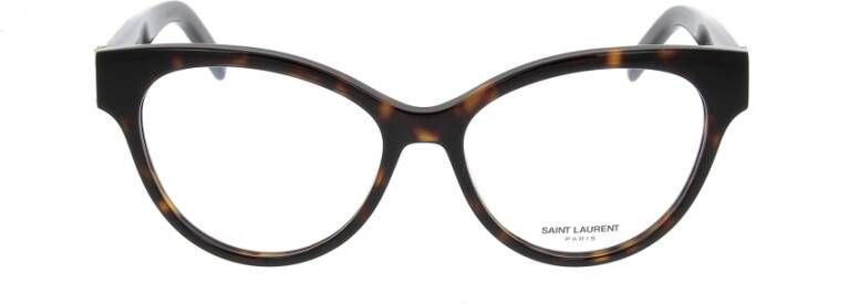 Saint Laurent Stijlvolle dames plastic bril Zwart Dames