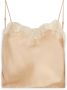 Saint Laurent Stijlvolle Mouwloze Tops Beige Dames - Thumbnail 1