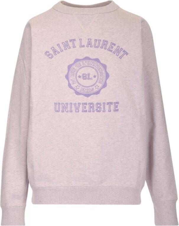 Saint Laurent Sweatshirt Paars Dames