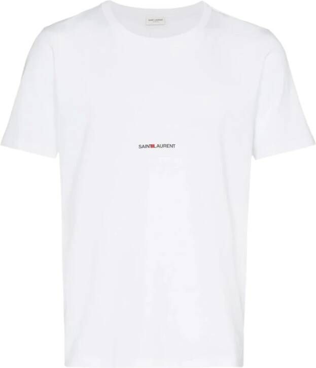 Saint Laurent T-shirt Wit Heren