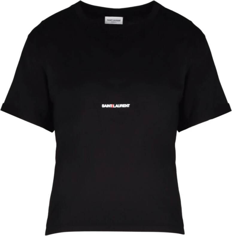 Saint Laurent T-shirt Zwart Dames