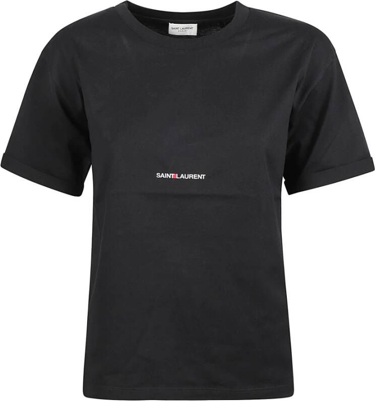 Saint Laurent T-shirt Zwart Dames