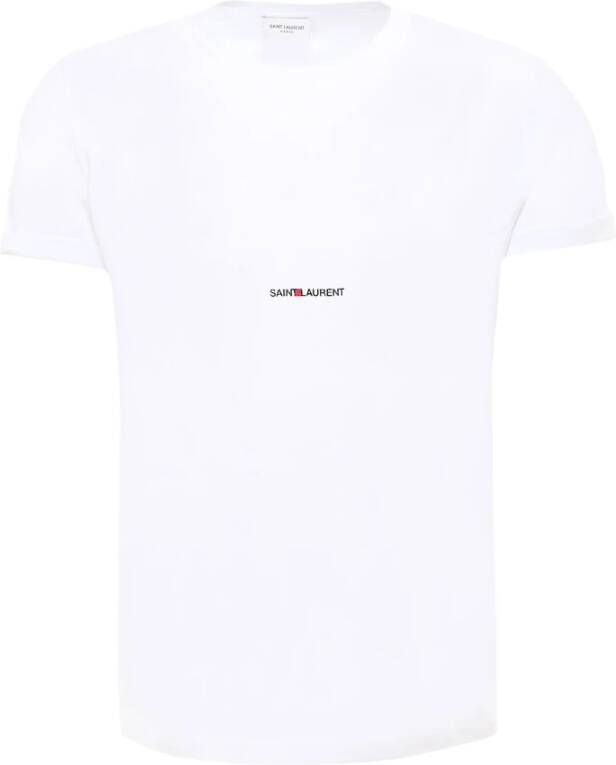 Saint Laurent T-Shirts White Heren