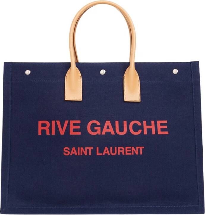 Saint Laurent Tote Bags Blauw Heren